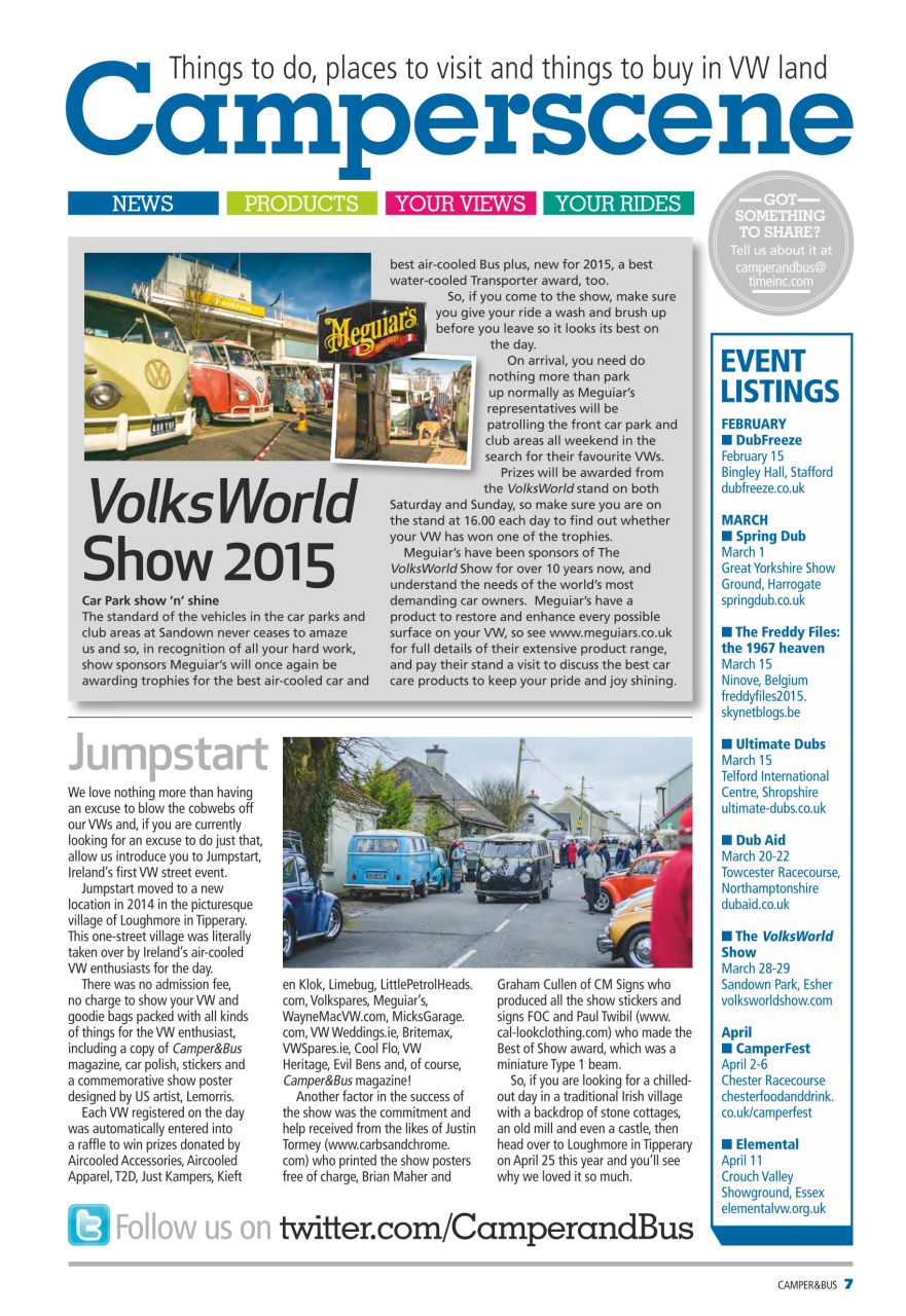 VW Camper Preview Pages