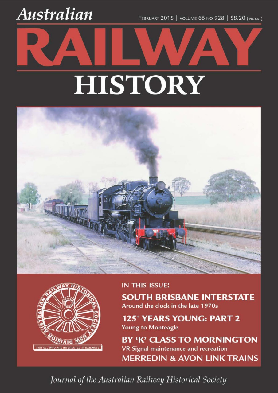 Australian Railway History Preview Pages