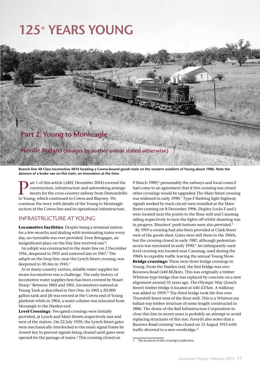 Australian Railway History Preview Pages