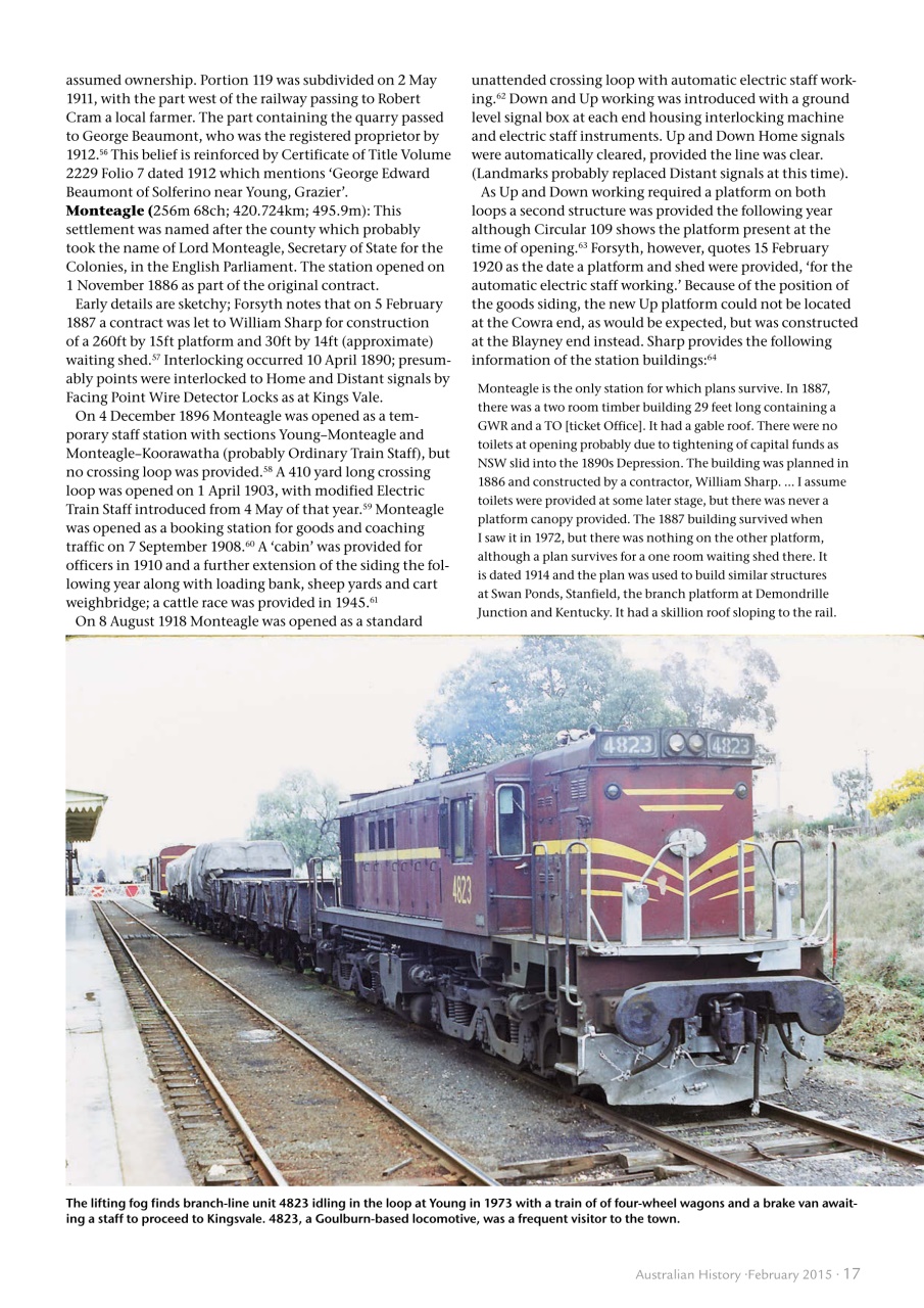 Australian Railway History Preview Pages