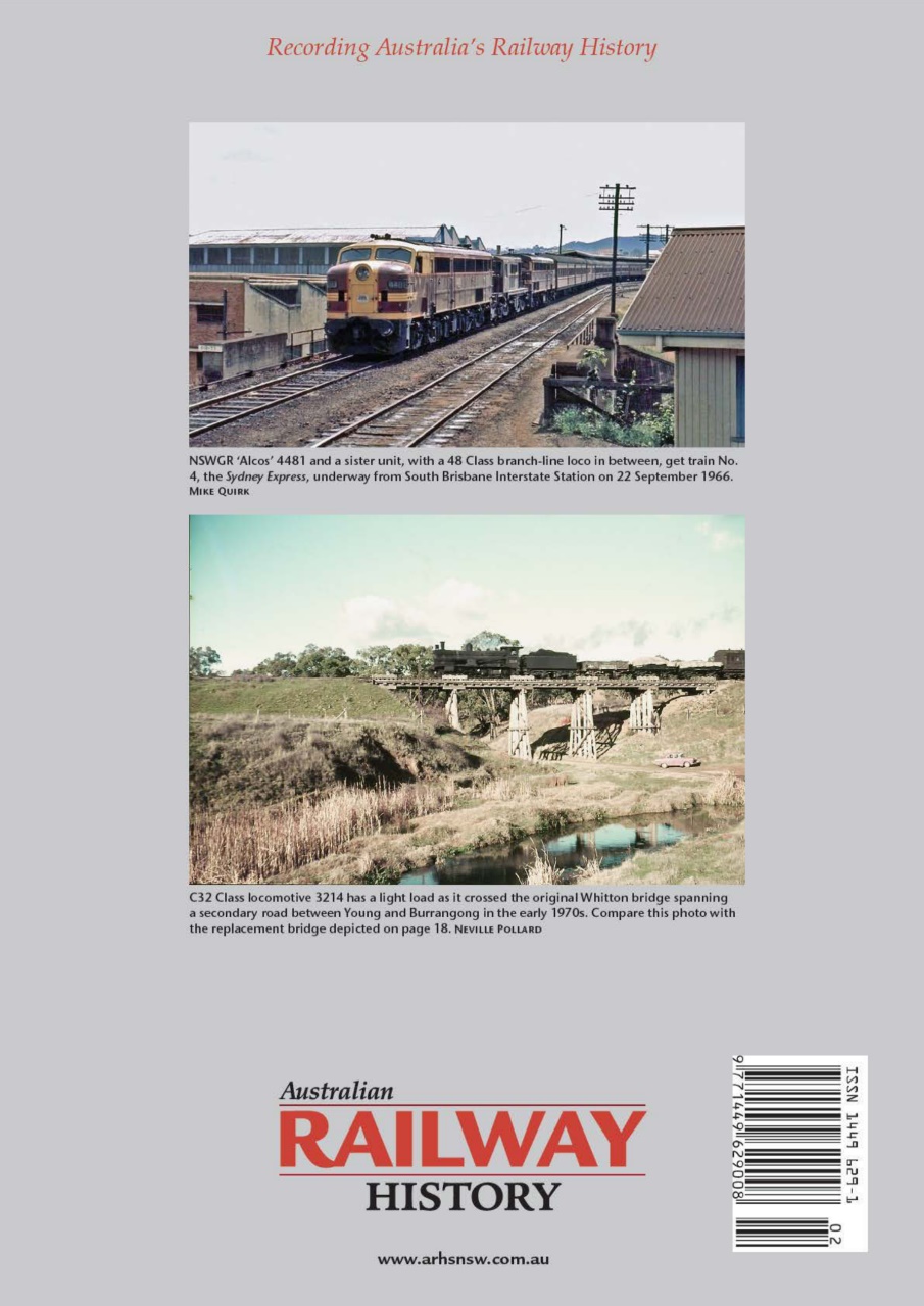 Australian Railway History Preview Pages