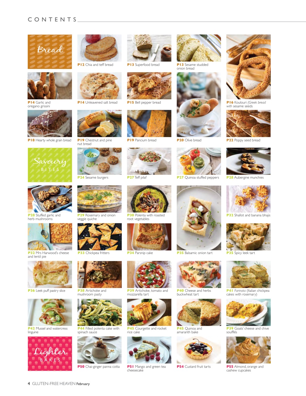 Gluten-Free Heaven Preview Pages