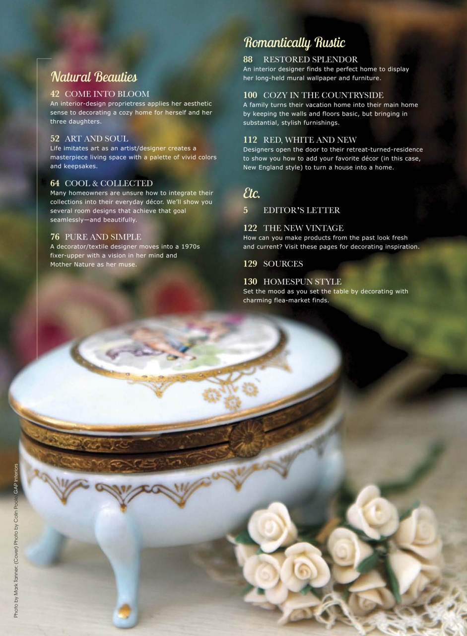 Romantic Homes Preview Pages