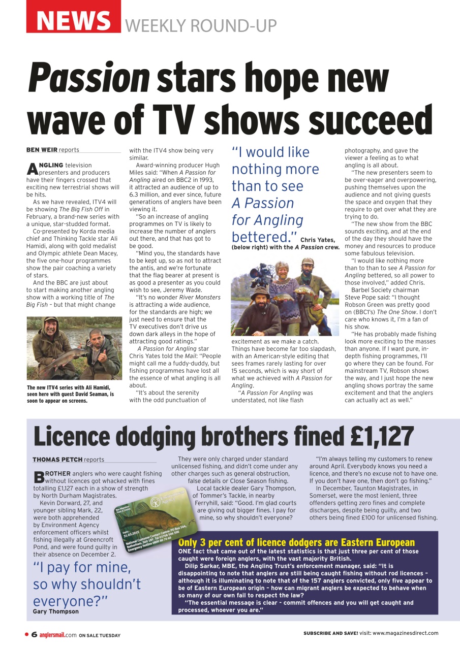 Anglers Mail Preview Pages