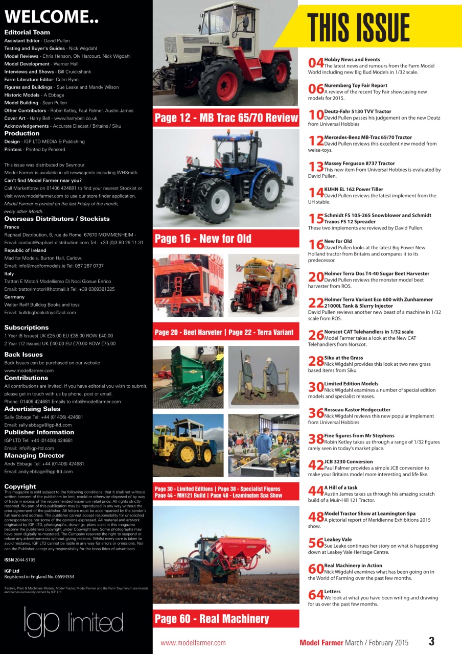 Model Farmer Magazine Preview Pages