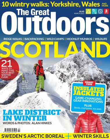 TGO - The Great Outdoors Magazine issue TGO March 2015