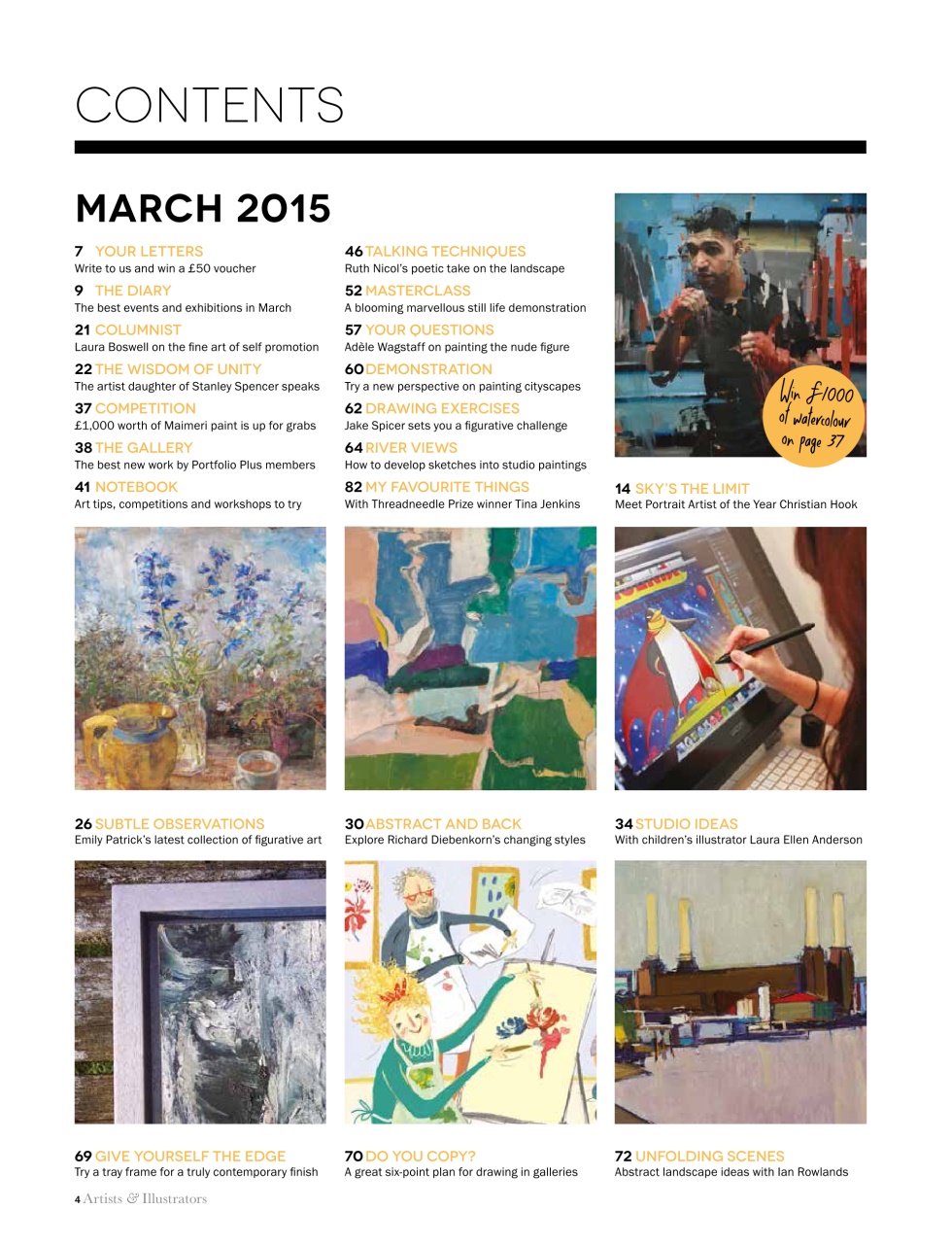 Artists & Illustrators Preview Pages