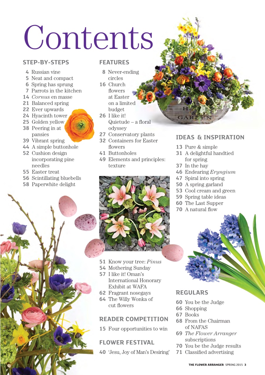 The Flower Arranger Preview Pages