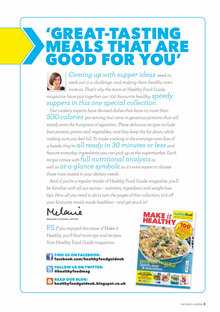 Healthy Food Guide Preview Pages