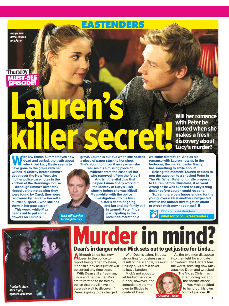 What's on TV Preview Pages