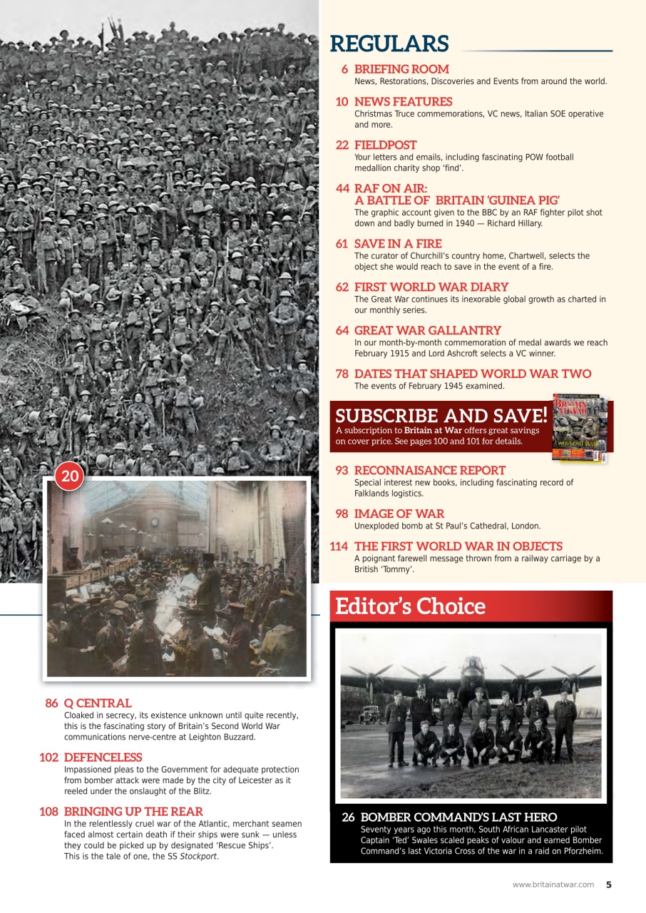 Britain at War Magazine Preview Pages