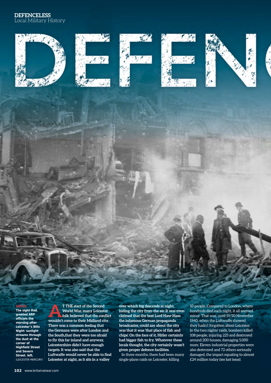 Britain at War Magazine Preview Pages