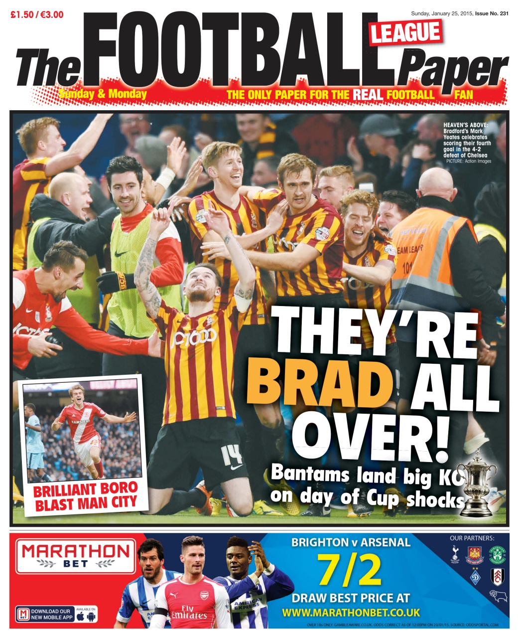 The Football League Paper Preview Pages