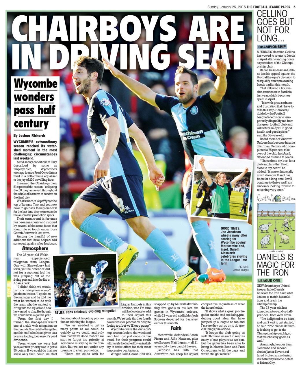 The Football League Paper Preview Pages