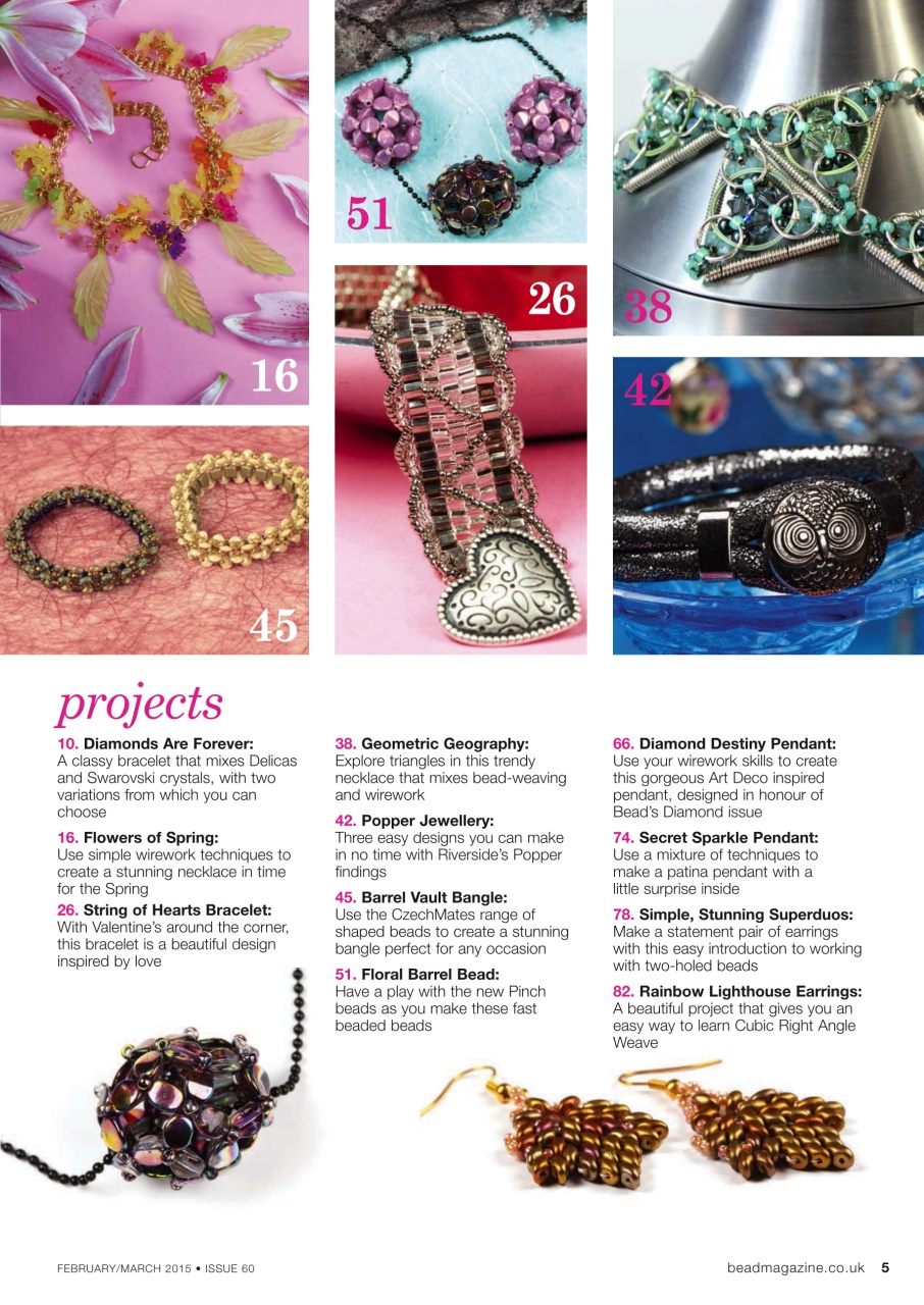 Bead & Jewellery Magazine Preview Pages