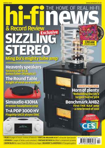 Hi-Fi News issue March 2015