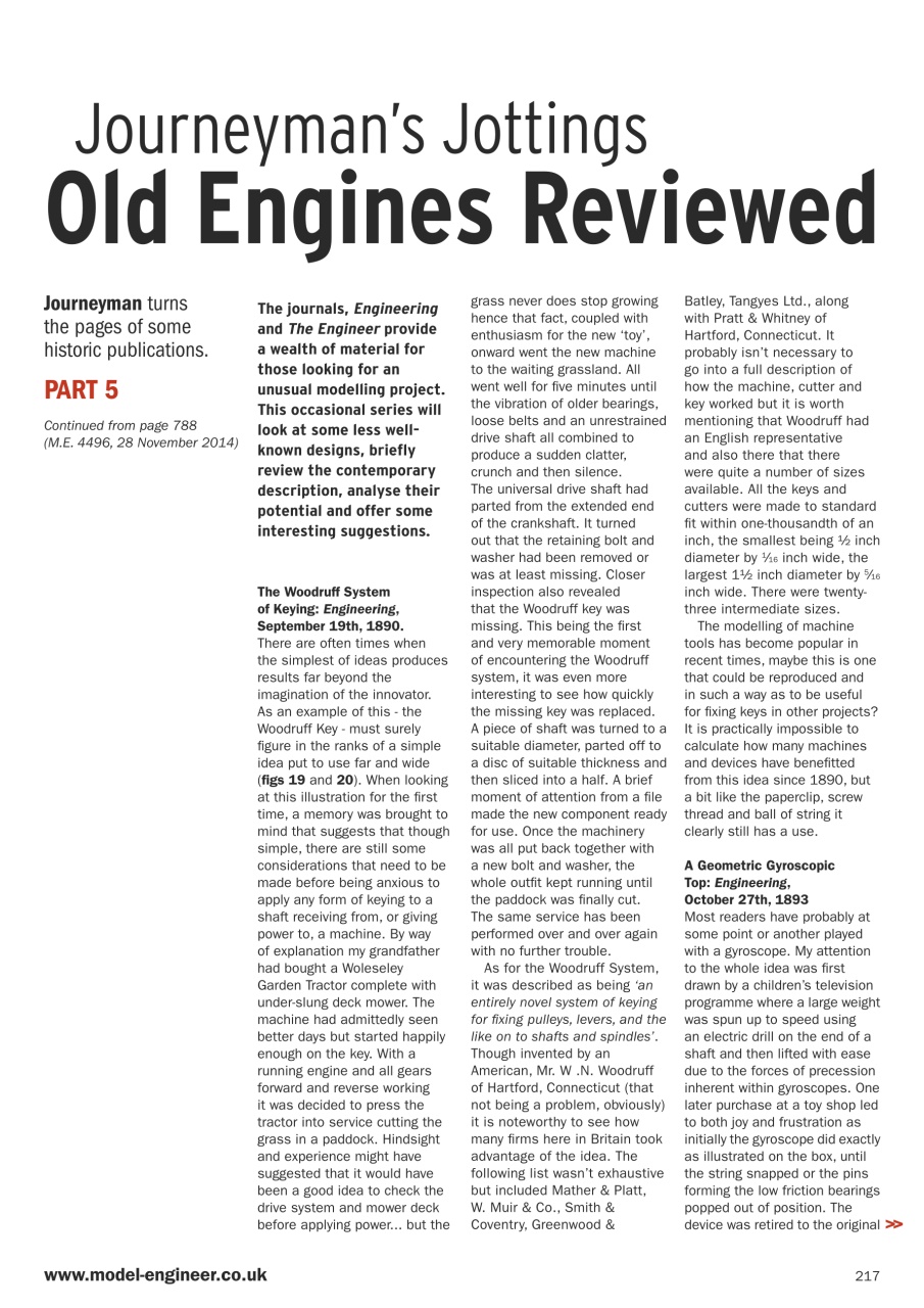 Model Engineer Preview Pages