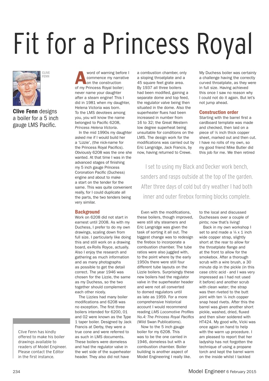 Model Engineer Preview Pages