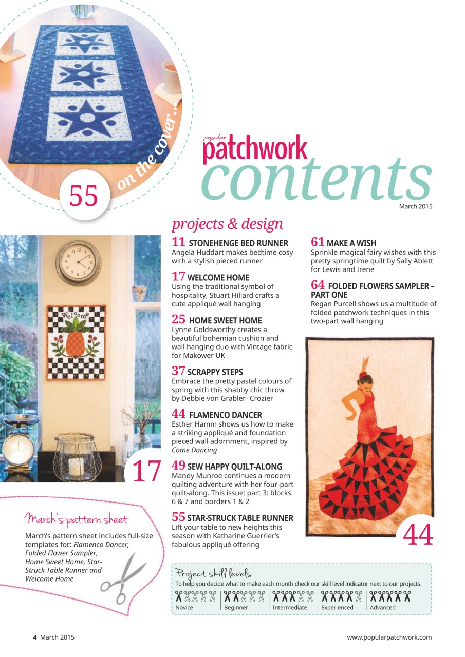 Popular Patchwork Magazine Preview Pages