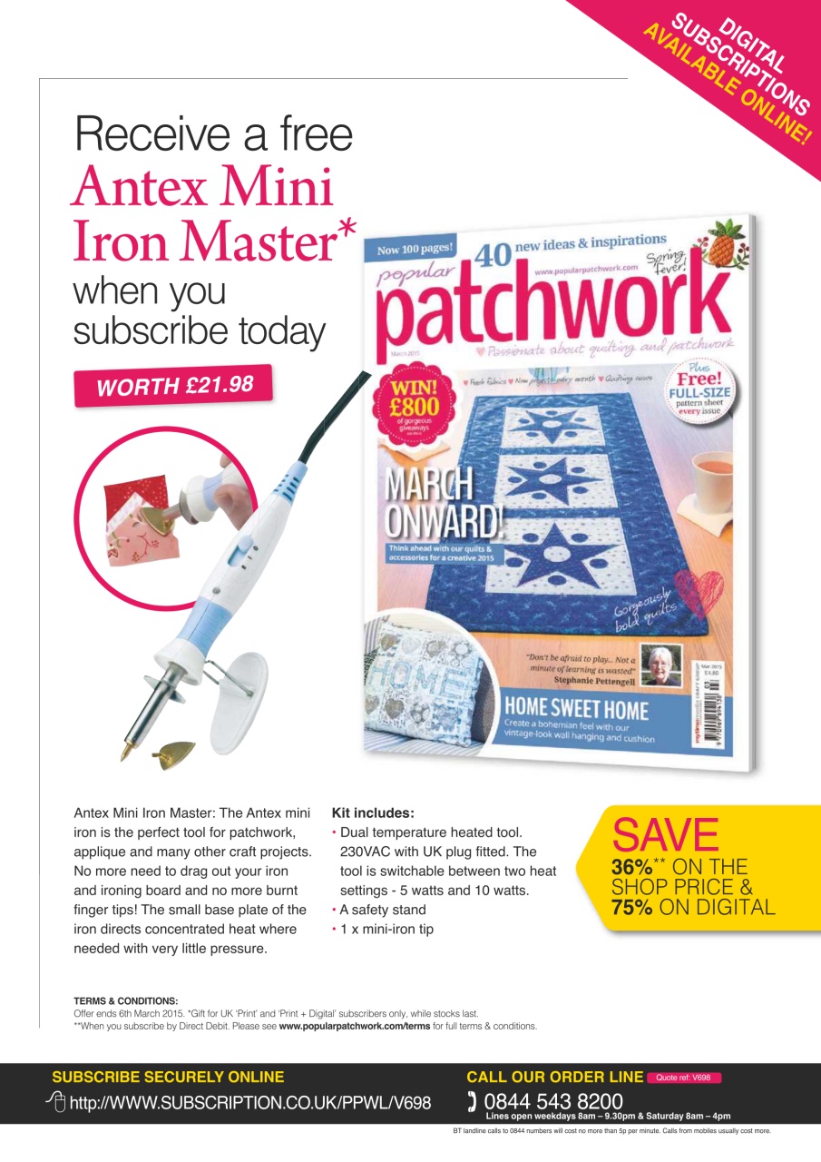 Popular Patchwork Magazine Preview Pages