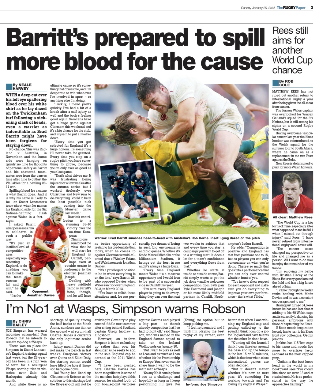 The Rugby Paper Preview Pages