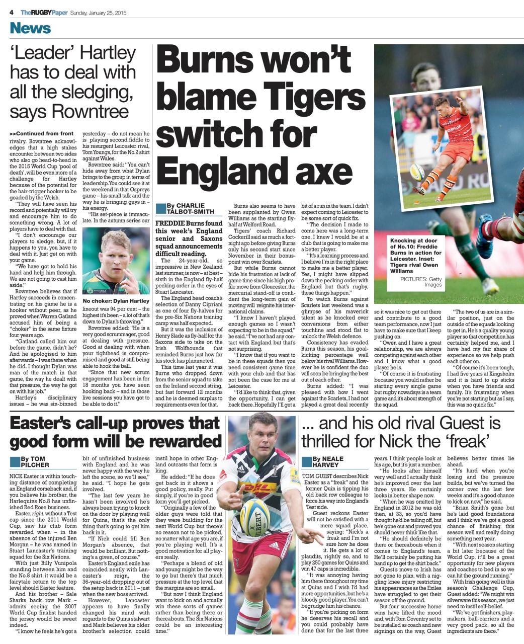 The Rugby Paper Preview Pages