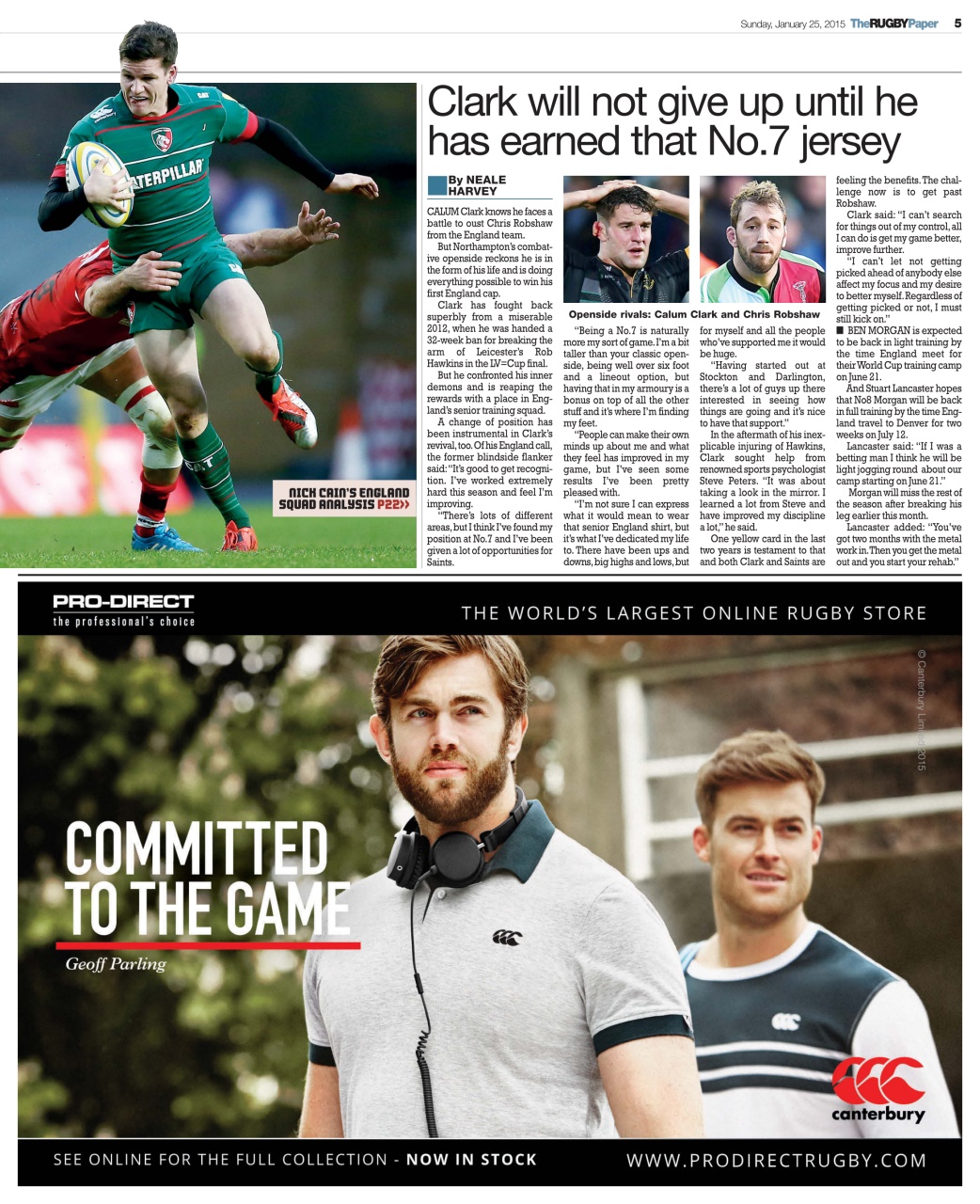 The Rugby Paper Preview Pages