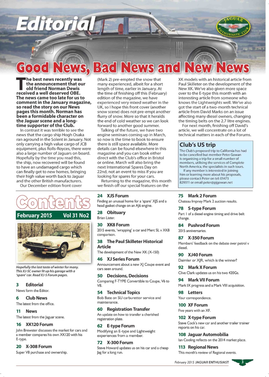 Jaguar Enthusiast Preview Pages