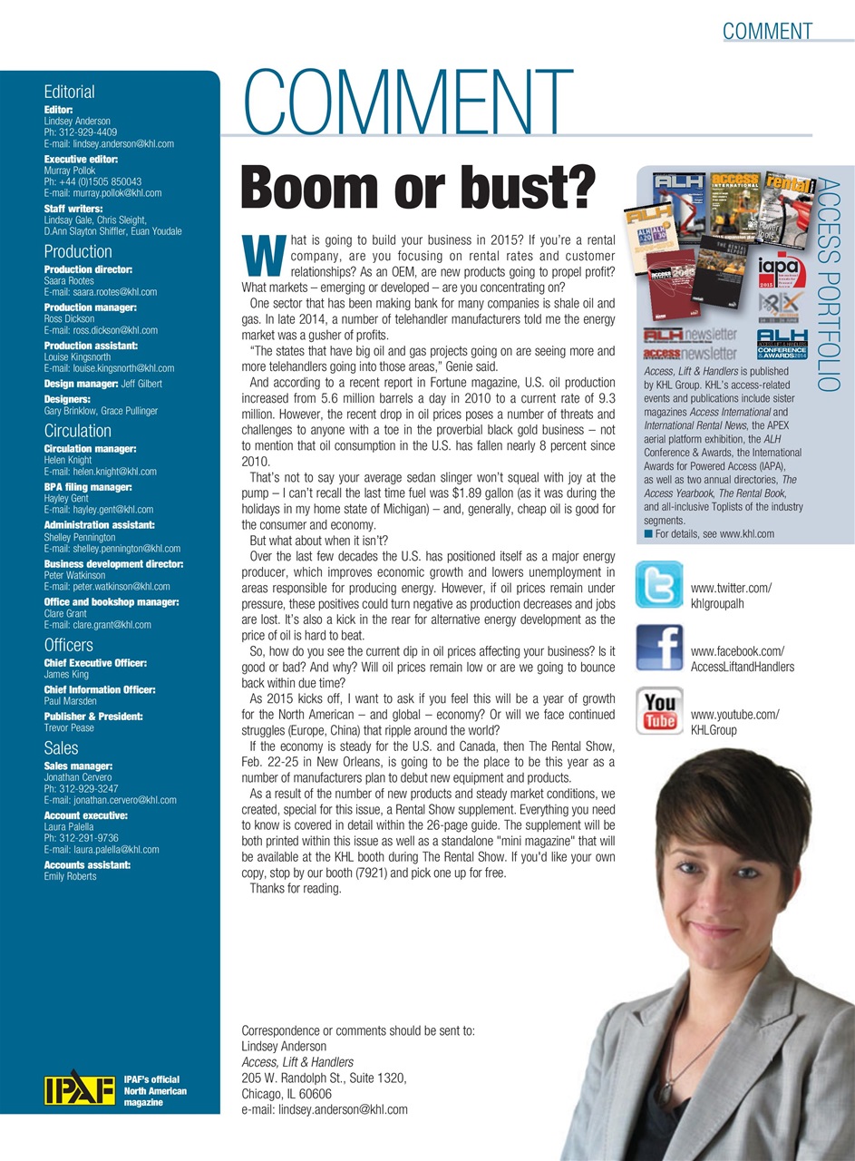 Access, Lift & Handlers Preview Pages