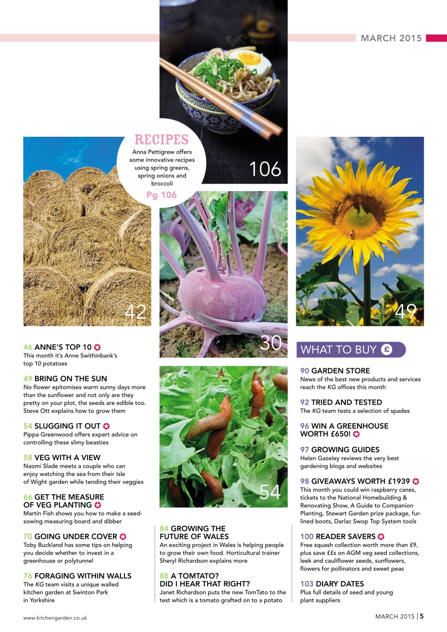 Kitchen Garden Magazine Preview Pages