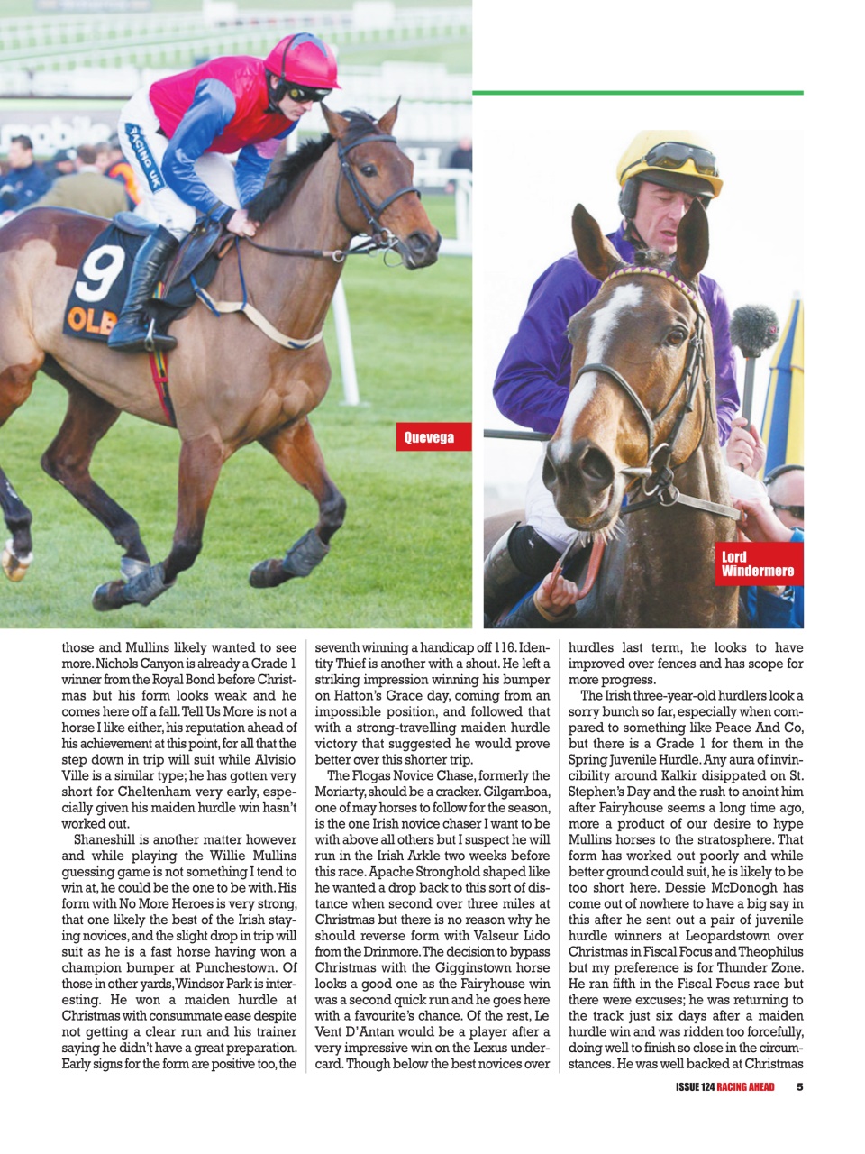 Racing Ahead Preview Pages