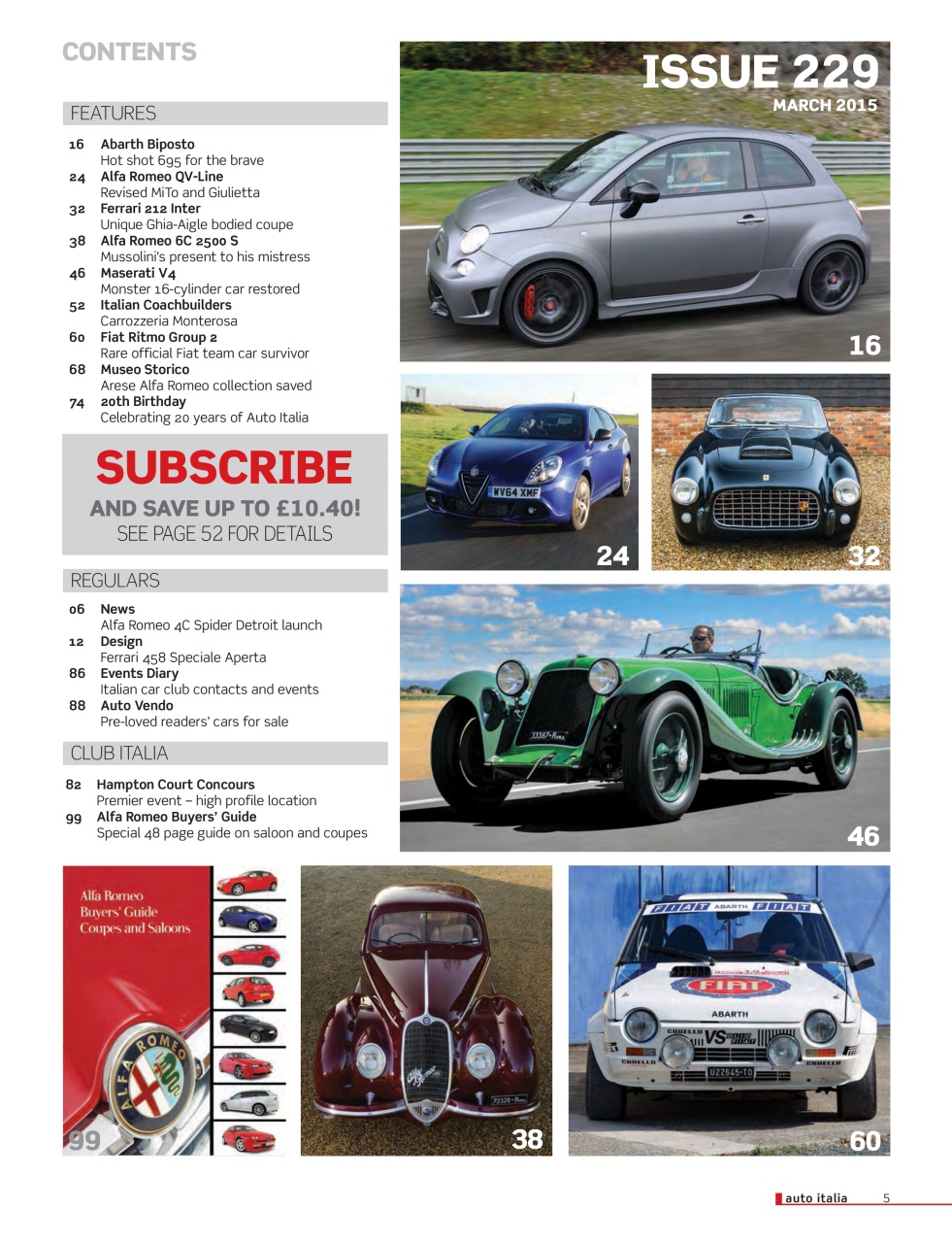 AutoItalia Magazine Preview Pages