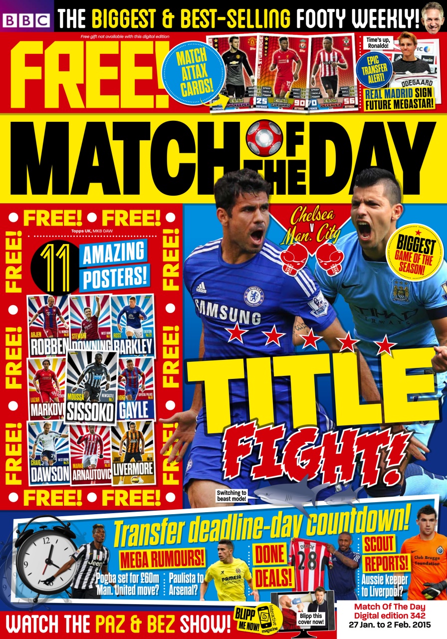 Match of the Day Preview Pages