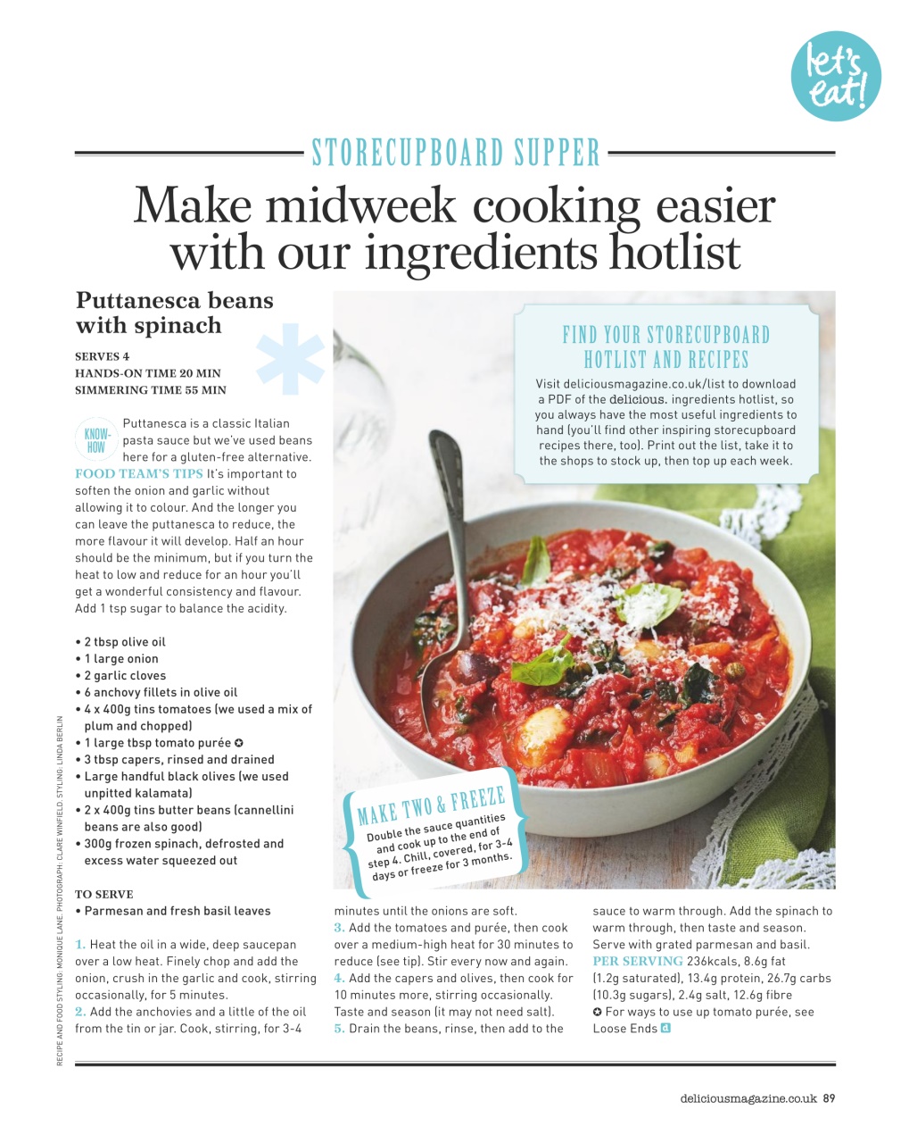 delicious. Magazine Preview Pages