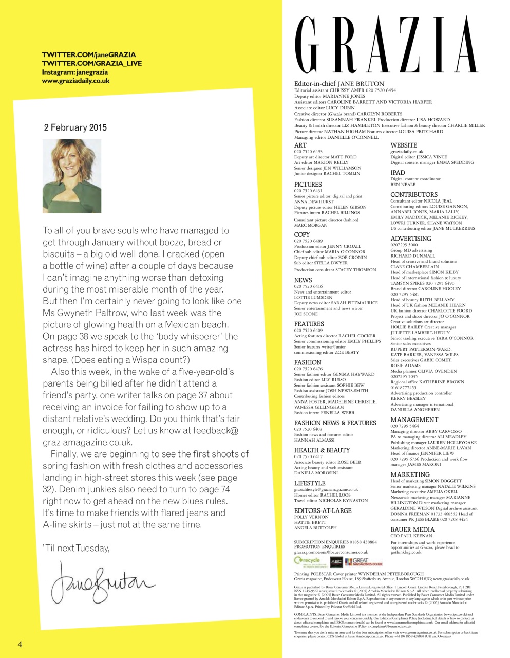 Grazia Preview Pages