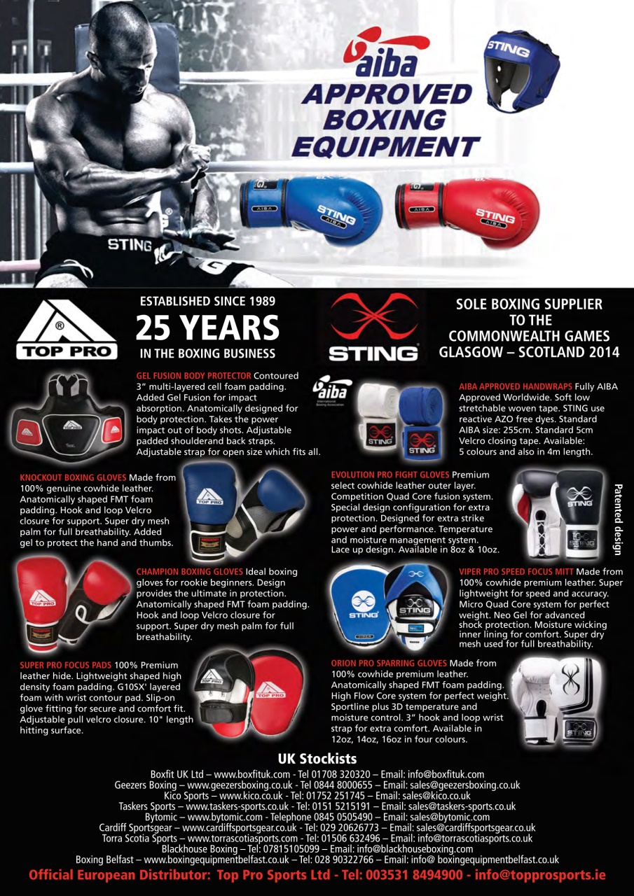 Boxing Monthly Preview Pages