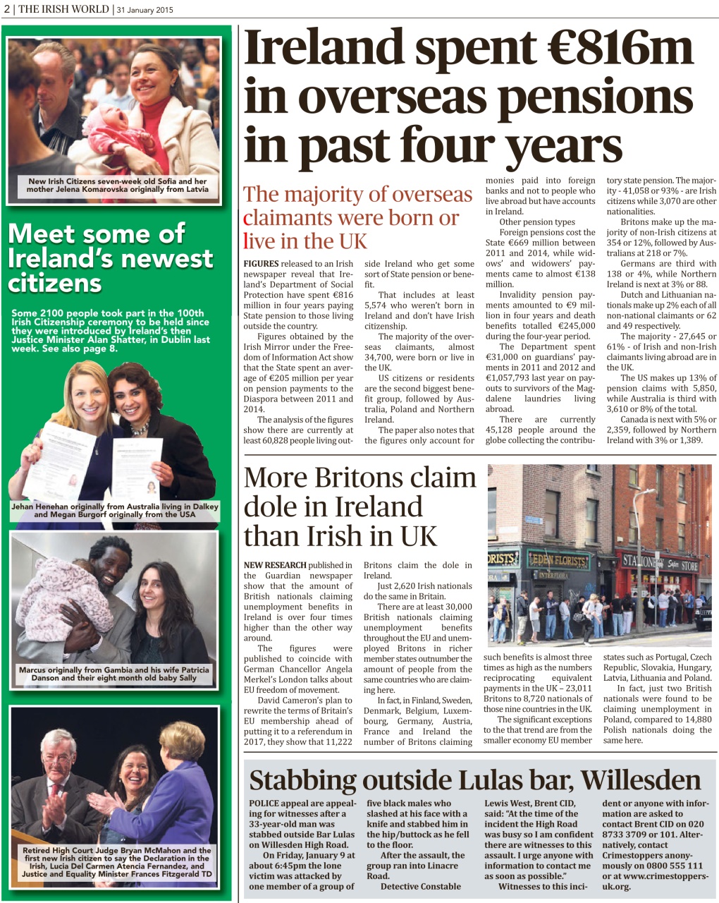 Irish World Preview Pages