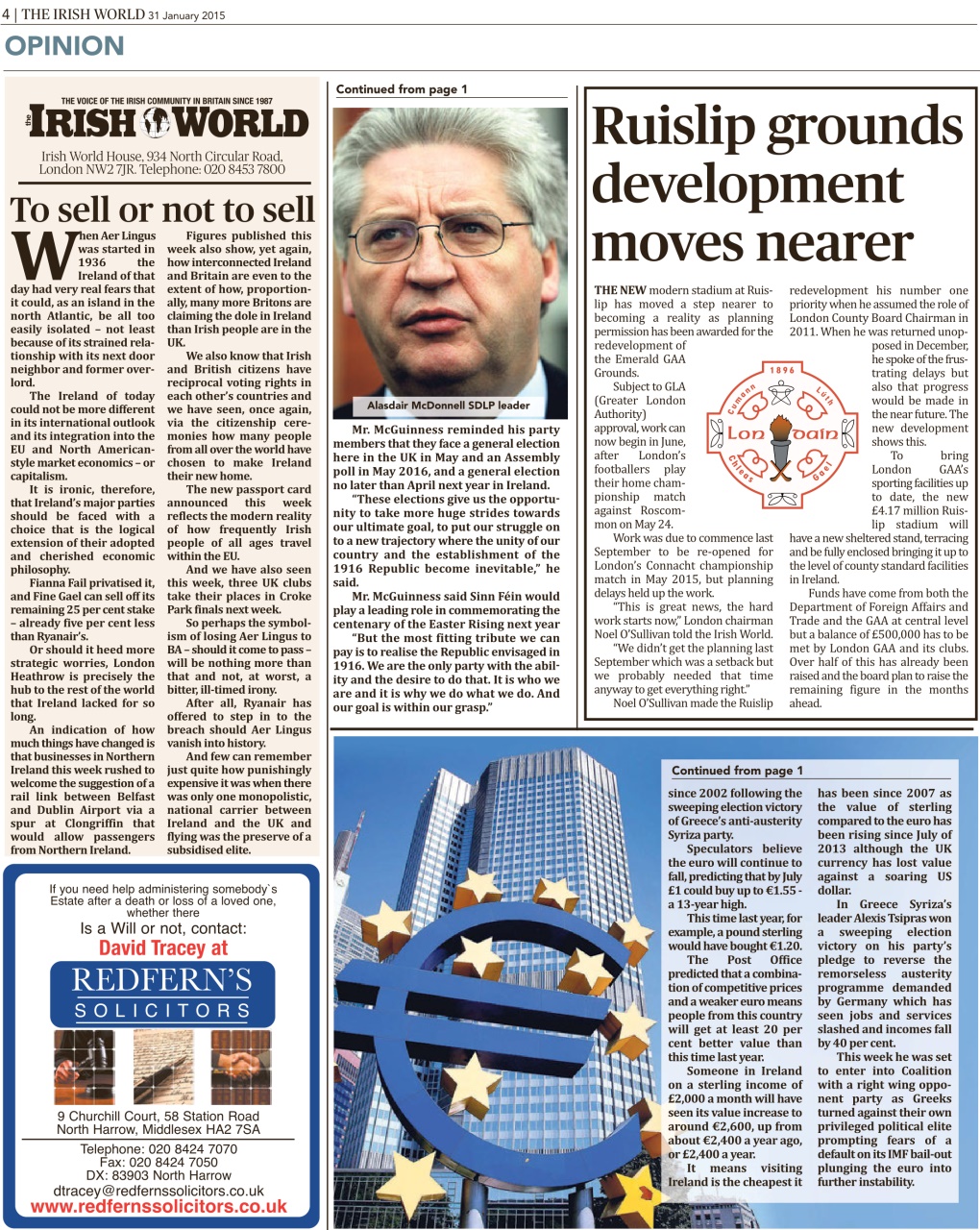 Irish World Preview Pages