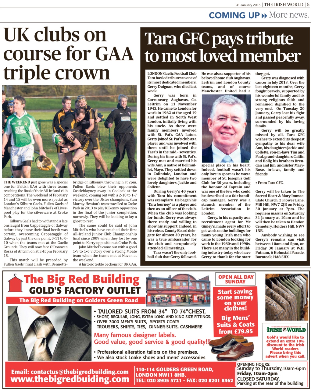 Irish World Preview Pages