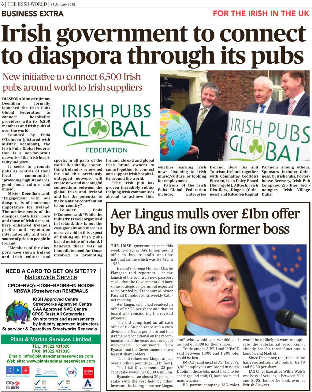 Irish World Preview Pages