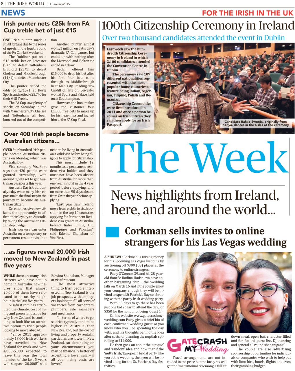 Irish World Preview Pages