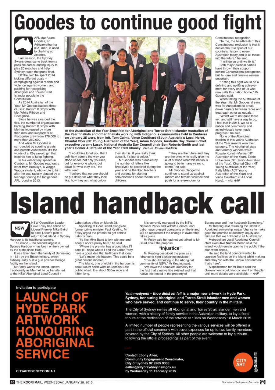 Koori Mail Preview Pages