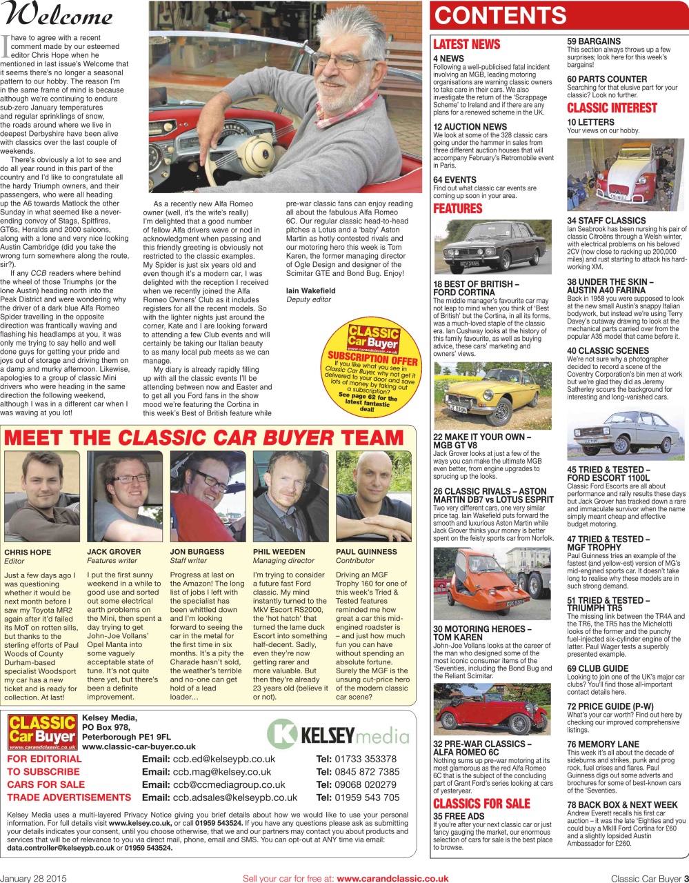 Classic Car Buyer Preview Pages