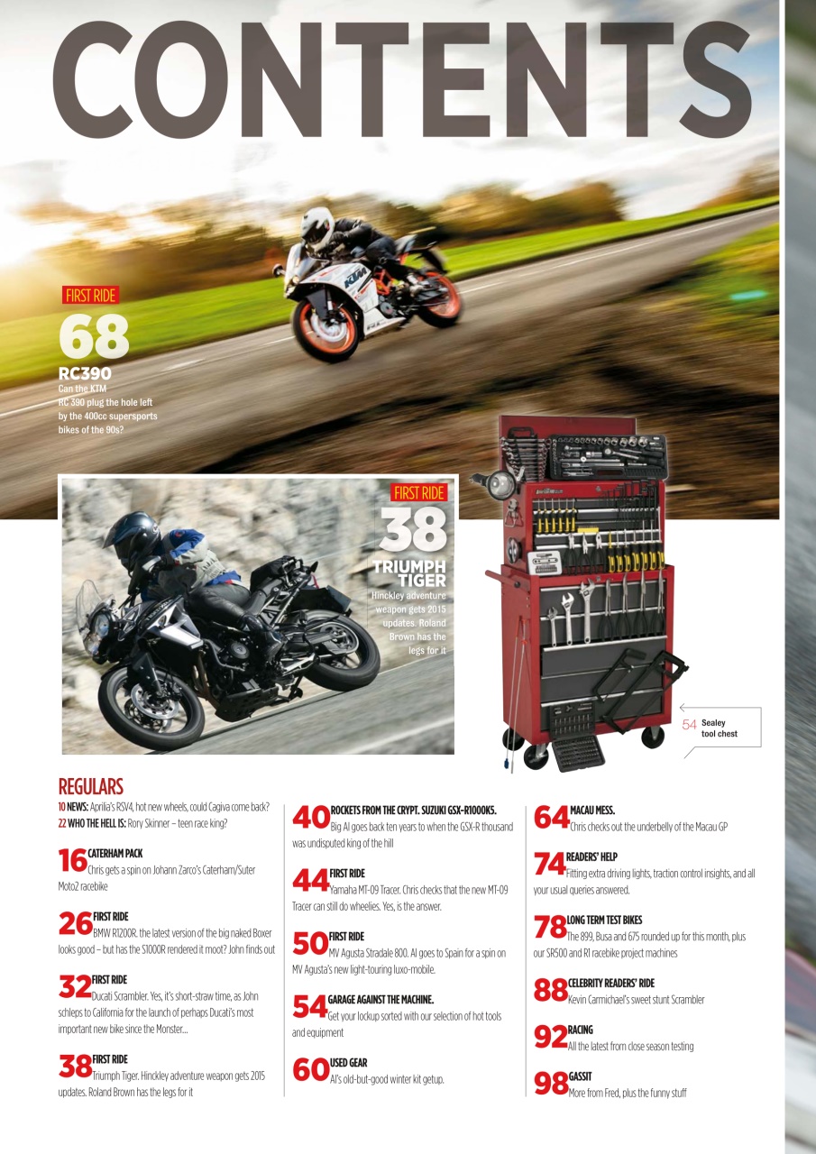Superbike Magazine Preview Pages