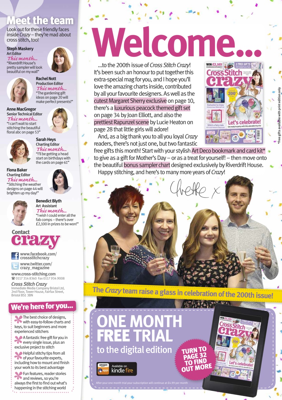 Cross Stitch Crazy Preview Pages