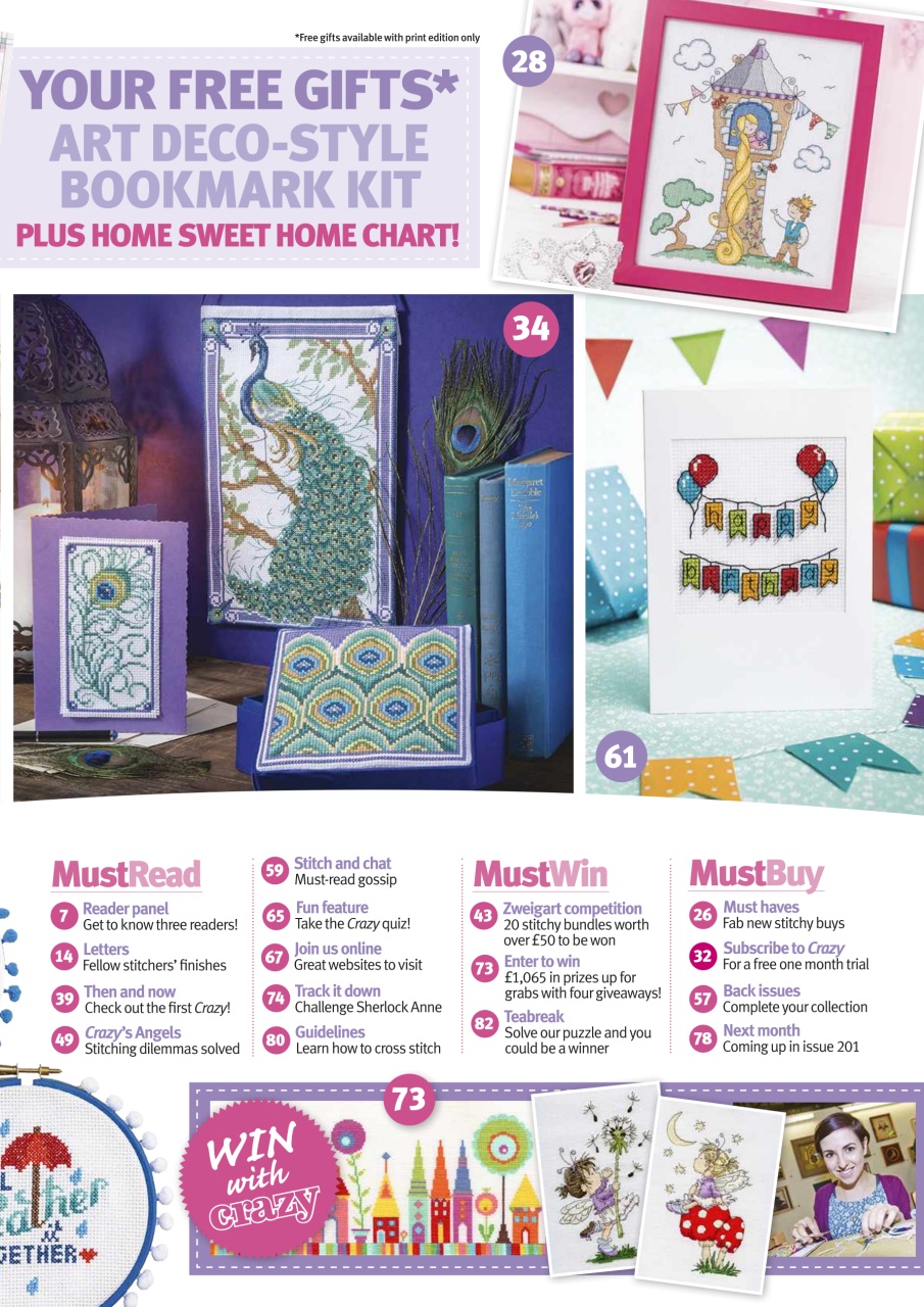 Cross Stitch Crazy Preview Pages