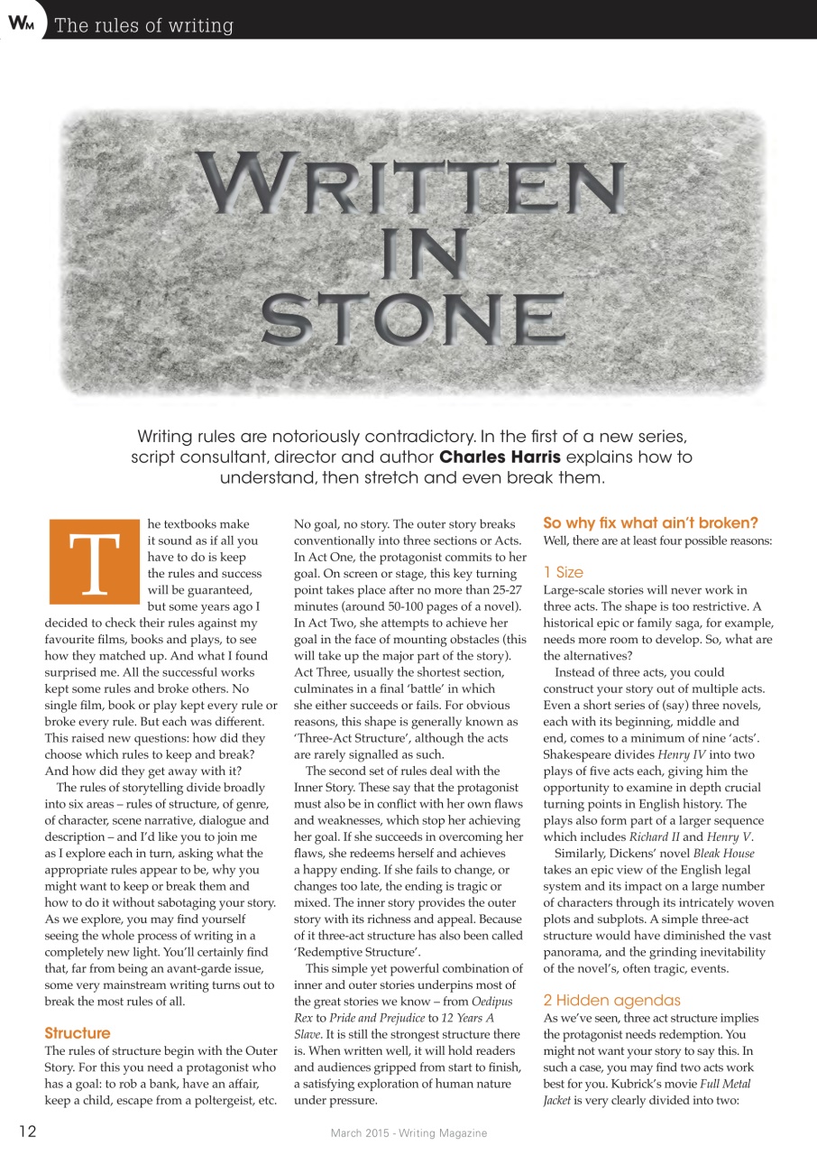 Writing Magazine Preview Pages