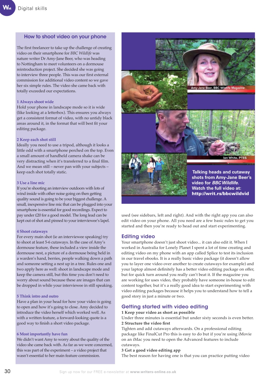 Writing Magazine Preview Pages