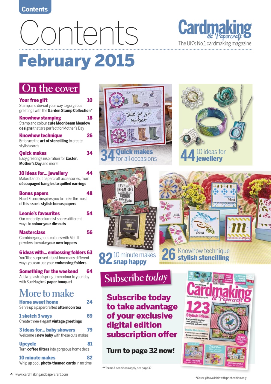 Cardmaking & Papercraft Preview Pages