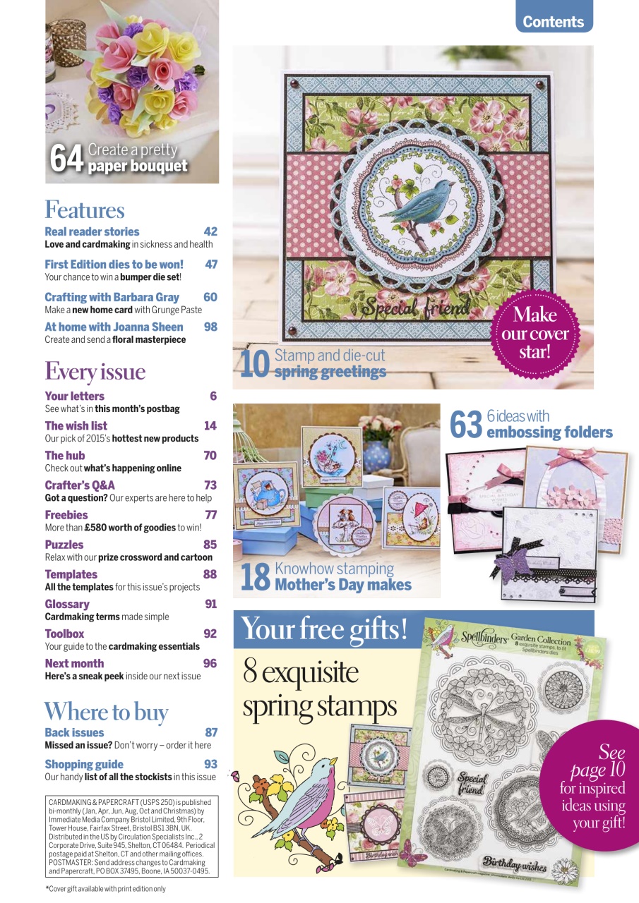 Cardmaking & Papercraft Preview Pages